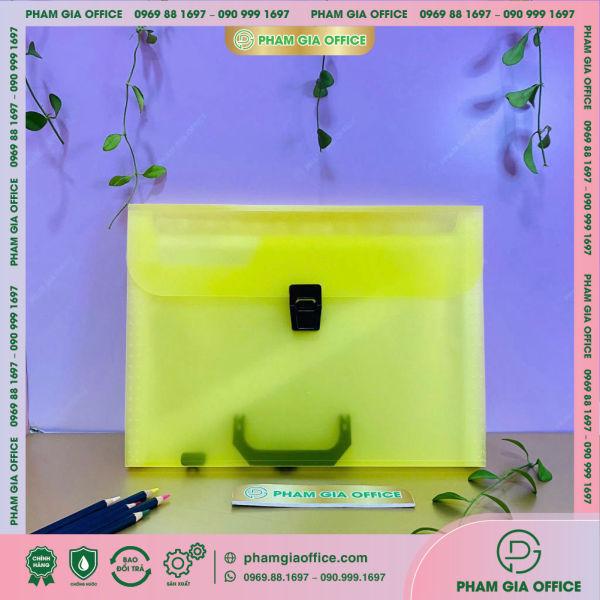 bìa 12 ngăn có quai xách