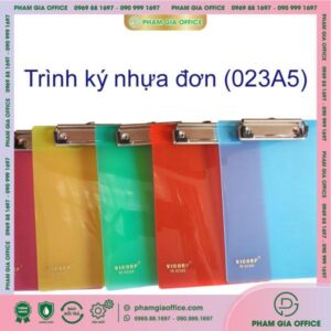 Bìa trình ký nhựa đơn A5